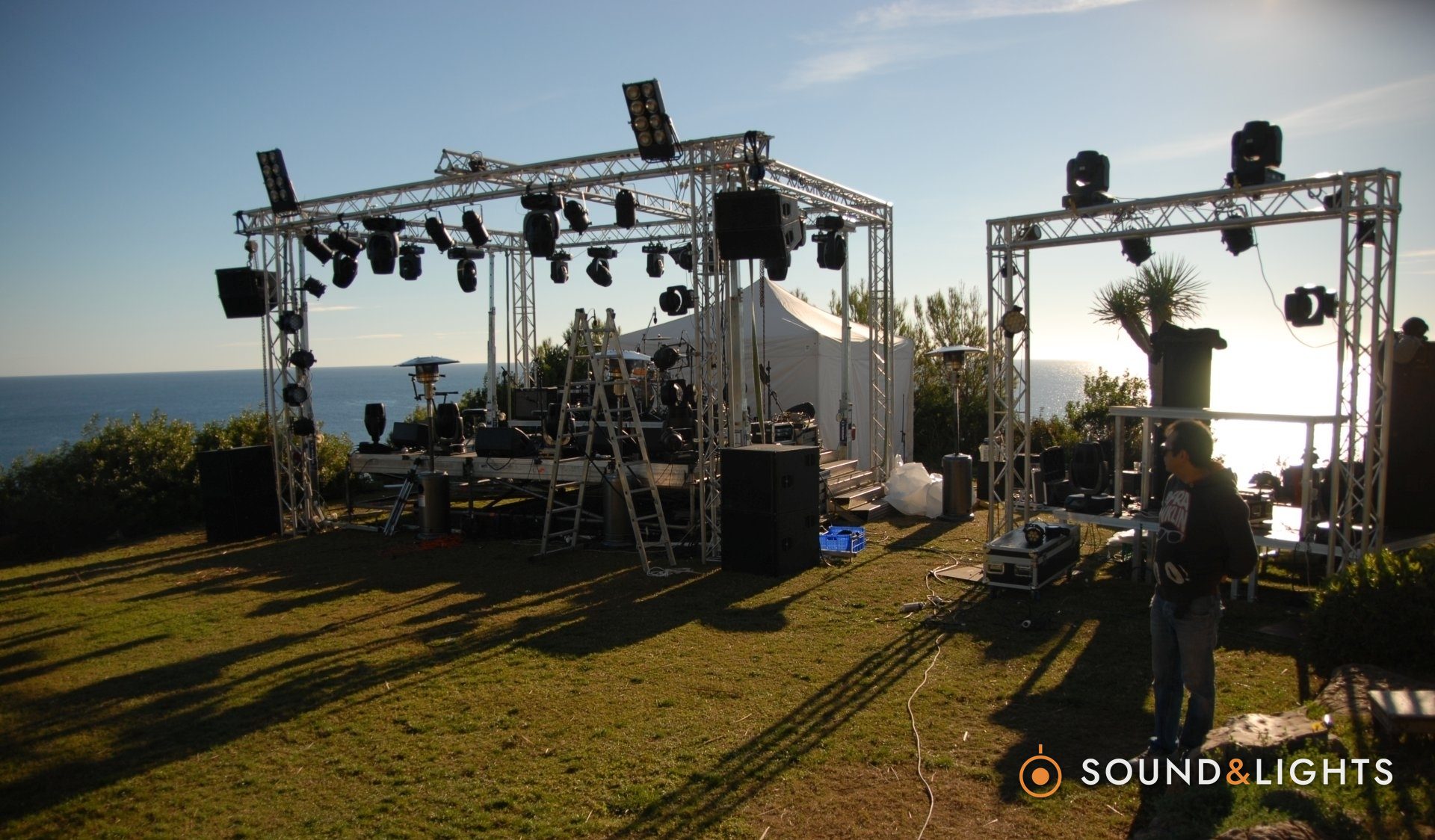 Private concert setup — Bluebay domain