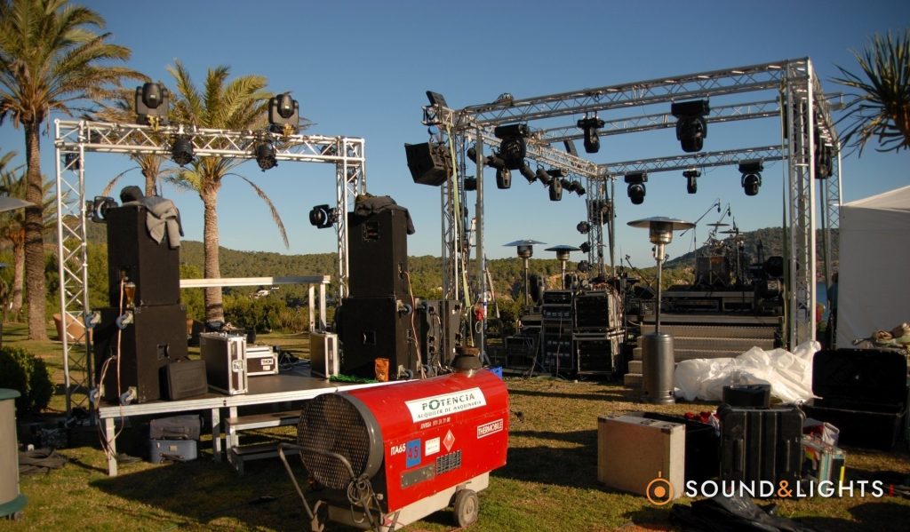 Private concert setup — Bluebay domain