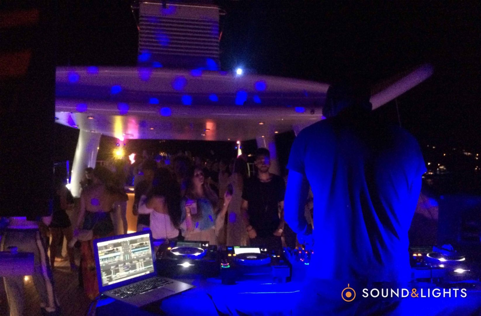Private boat party (Adriatique DJ)