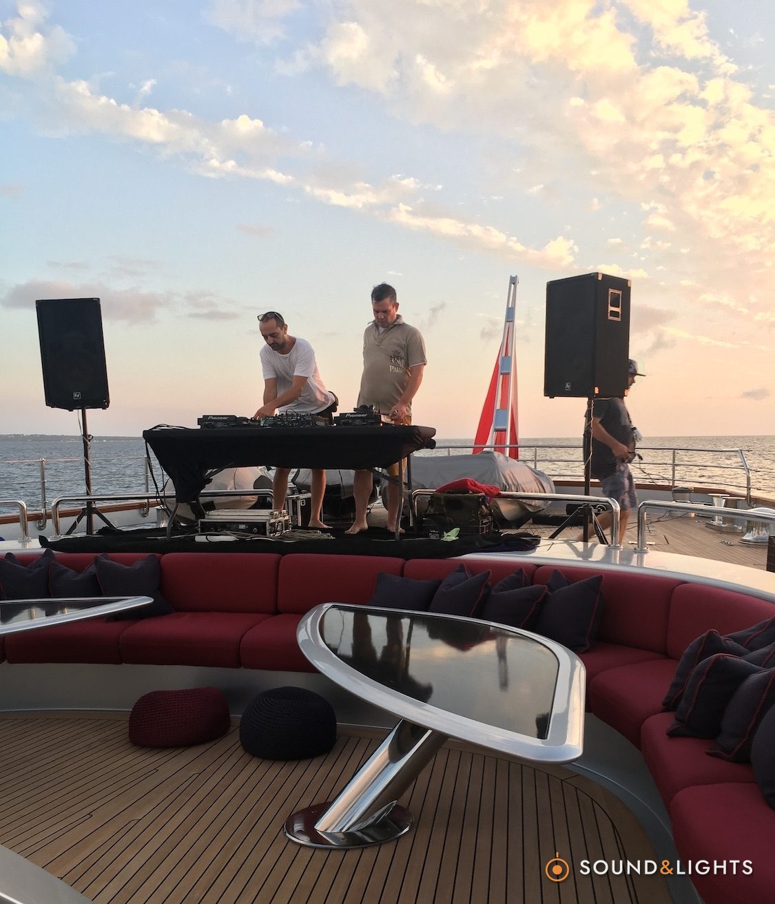 Private boat birthday party