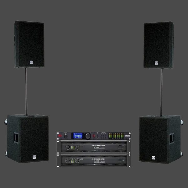 Dynacord PowerMax 5 ( F150 + F8 ) audio/sound gear rent in Ibiza