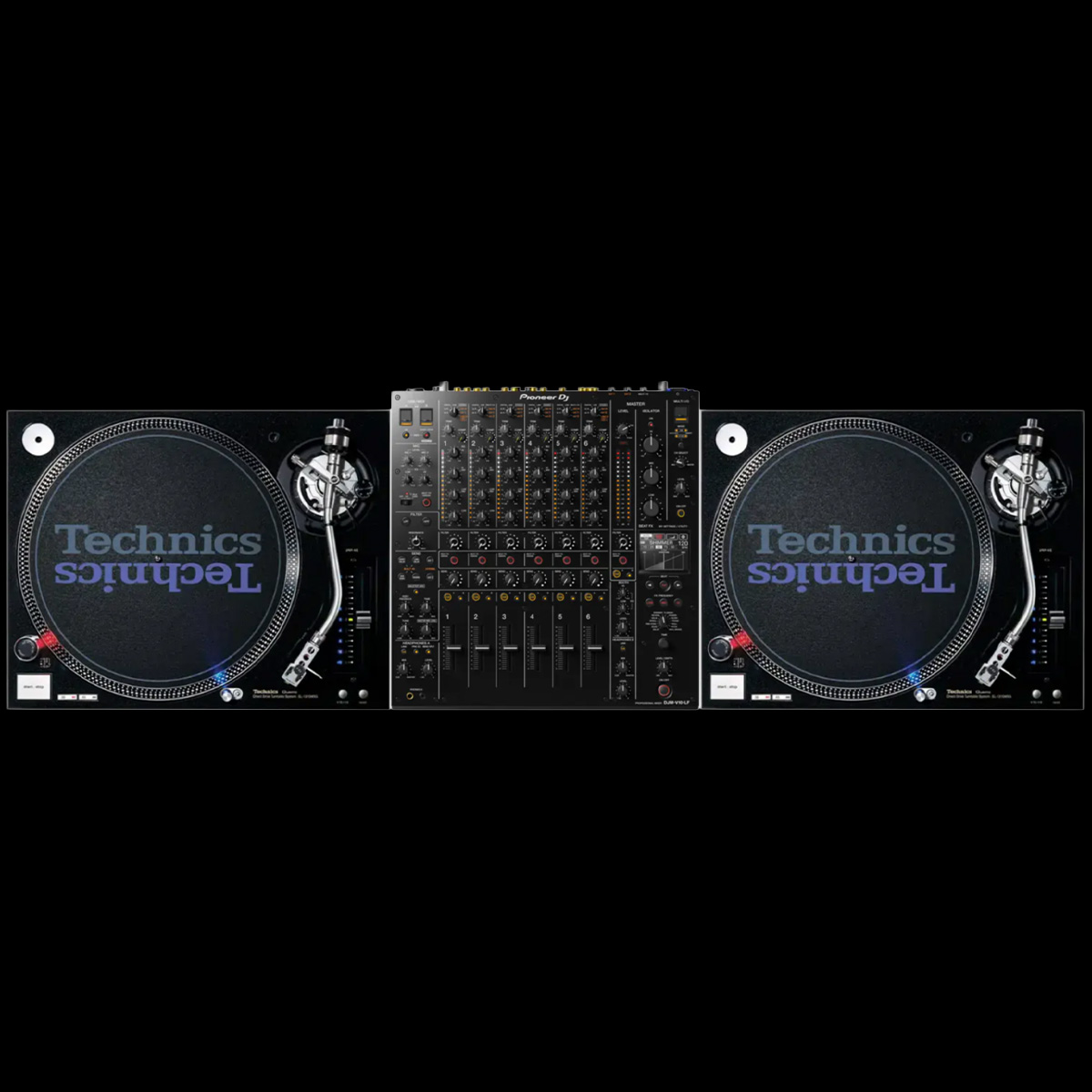Technics 1210 M5G ( 2x ) + Pioneer DJM V10
